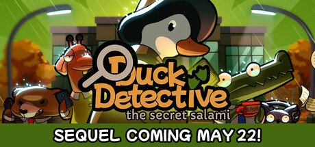 鸭子侦探：秘密萨拉米香肠/Duck Detective: The Secret Salami中文版下载版本介绍 v1.2.5|容量643MB|官方原版英文|支持键盘.鼠标.手柄